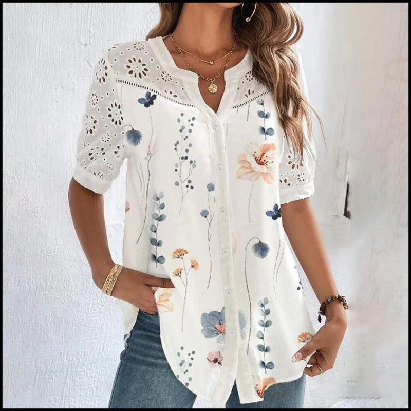 Bleu Floral / S